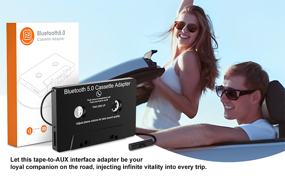 bluetooth tape cassette adapter