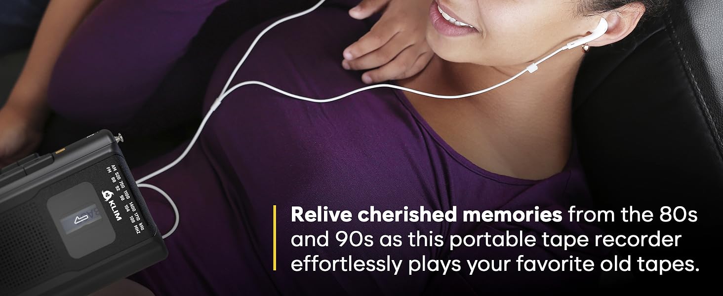 K8 Cassette Player Black