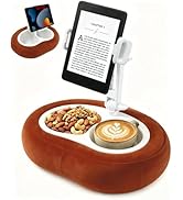 Miledi Tablet Pillow Stand, Compatible with 5"-12.9" Kindle, iPad, Phone/Tablet, 360° Rotating Ph...