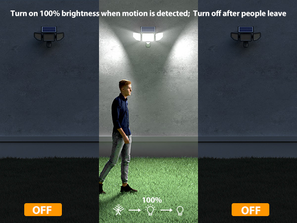 motion sensor lights outside