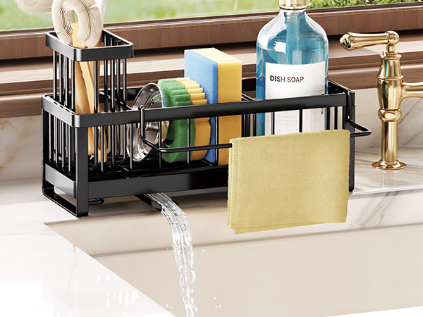 kitchen Sink Caddy Organzier Sponge Holder for Kitchen Sink