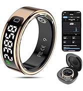 MagLoop Smart Ring Health Tracker for Men/Women,Fitness Ring Sleep Tracker with LED Display Sreee...