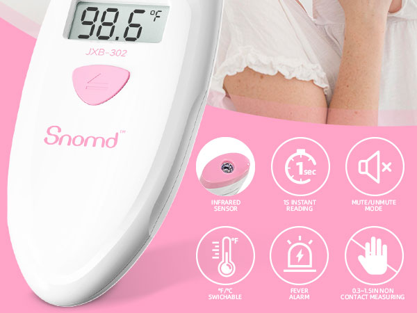 Digital 2-in-1 Infrared Thermometer for Adults