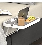KIWIFOTOS Bedside Shelf for Bed Bedside Storage Rack Removable Bedside Tray Bedside Table Shelf N...