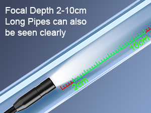 Endoscope Camera with Light Industrial Digital Borescope Snake Camera 1080P 8.5mm IP67 Waterproof