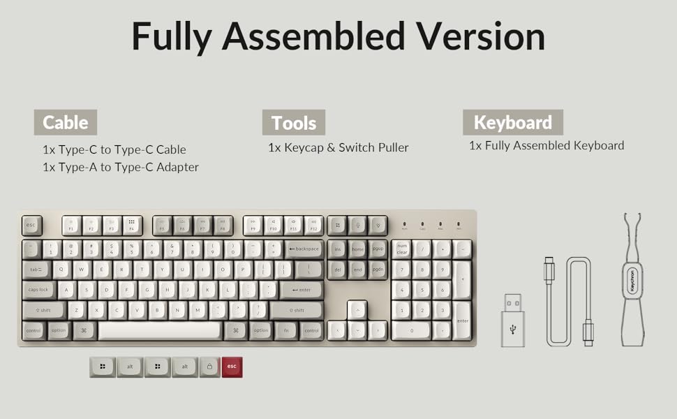 Keychron C2 Pro 8K QMK Wired Custom Mechanical Keyboard