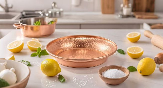 Pure copper bowl