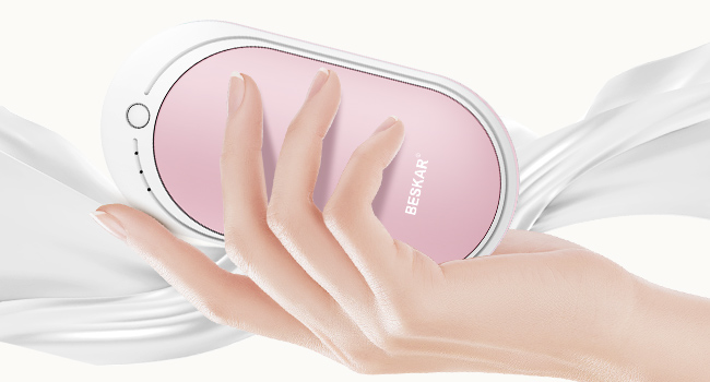 Rechargeable Hand Warmer, 5200mAh Electric Hand Heater