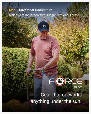 Built for sun-up to sun-down work, Carhartt Force Heat wicks sweat, dries fast, and blocks UV.