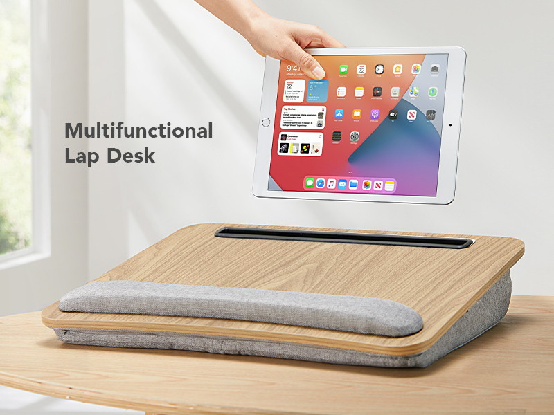 HNLD12 laptop lap desk lap desk with cushion laptop stand for bed for adults
