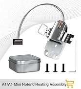 Upgraded Ceramic Zirconia Hotend Heating Assembly Kit Compatible with Bambu Lab A1/A1 Mini 3D Pri...