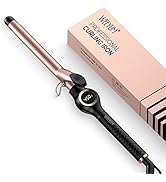 Curling Iron 3/4 Inch Barrel, Long Barrel Curling Wand for Hair, Ceramic Tourmaline Hair Curling ...