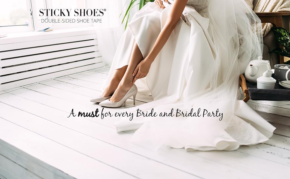 Sticky Shoes for Weddings