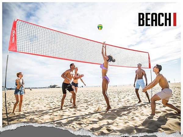 beach volleyball net