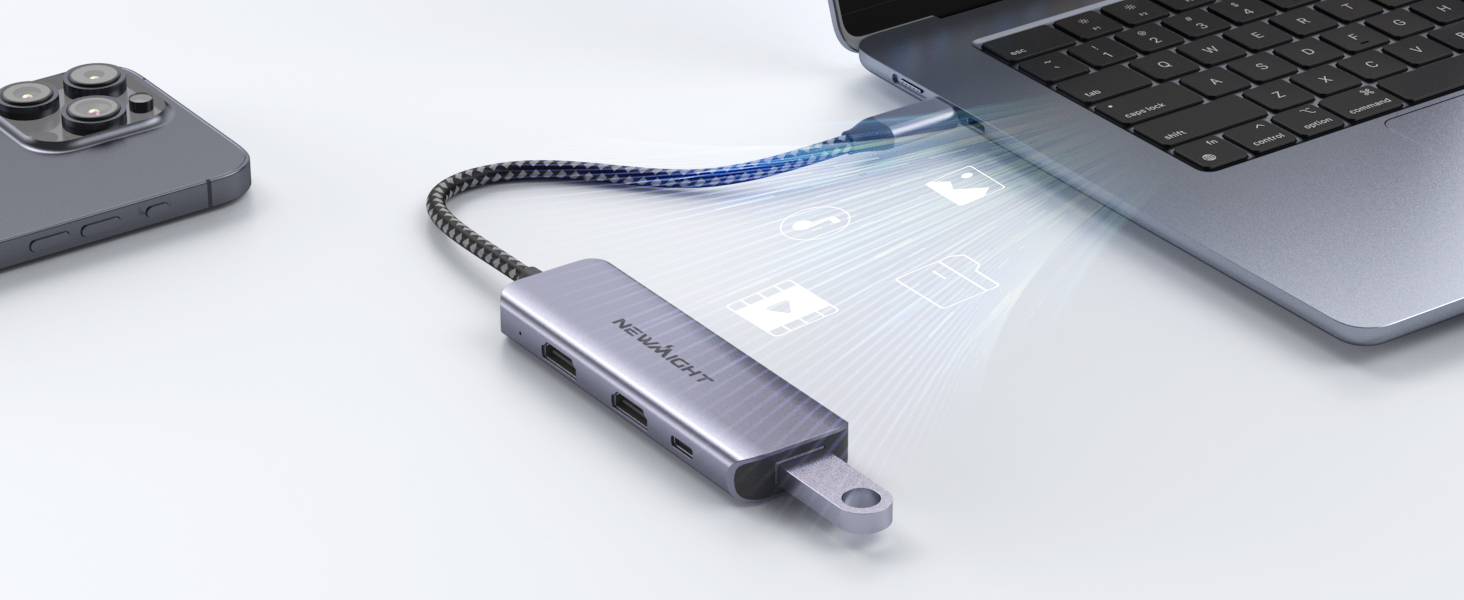 usb c hub with 2 hdmi