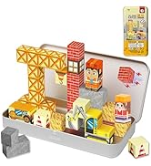 FSOUEHY Magnetic Building Blocks for Kids Ages 3-8 - 38 Piece STEM Educational Construction Toys ...