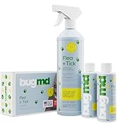 BugMD Flea and Tick Concentrate Essential Oil-Powered Formula, Controls Fleas