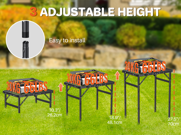 camp tables portable foldable