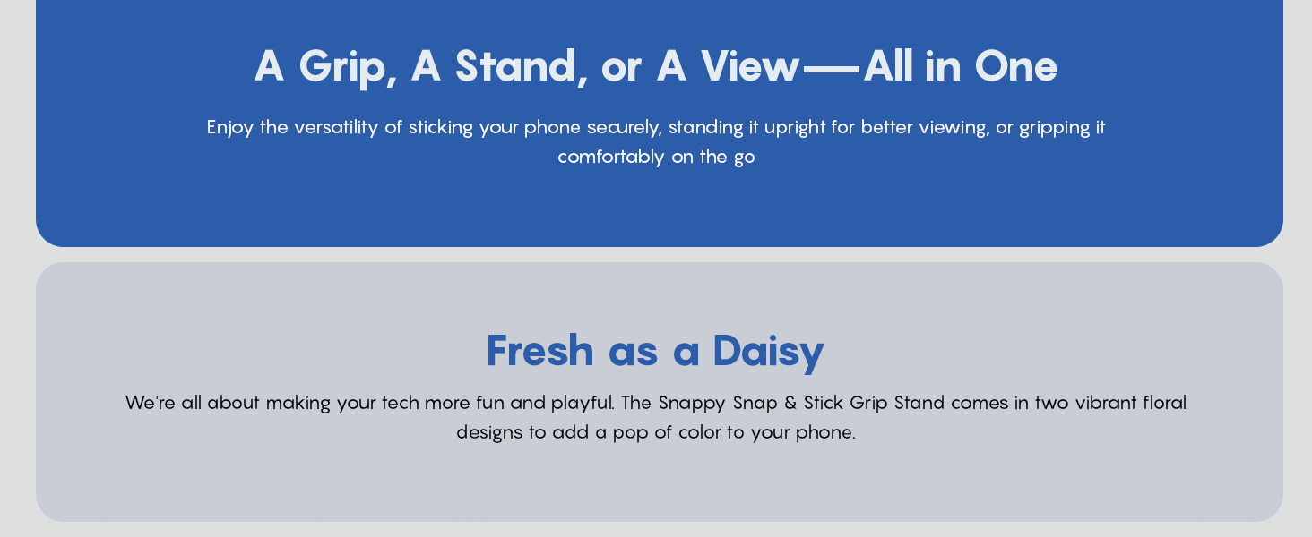 CASETiFY Snappy Snap &amp;amp; Stick Grip Stand