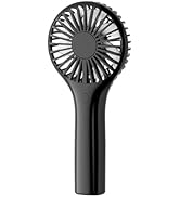 TriPole Mini Handheld Fan Portable Personal Fan with 3 Speeds, Strong Wind Battery Hand Held Fan ...