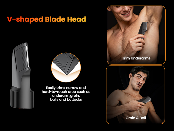 manscape manscaper electric mens groin body ball pubic hair trimmer shaver razor grooming kit men