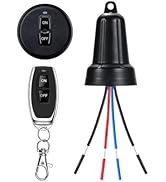 NEWNEWLIU 12v Waterproof Remote Switch,Mini Wireless Switch,DC5V/12V/24V/48V/10A Relay RF Remote ...