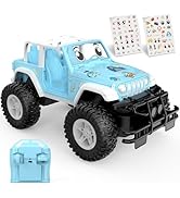 NQD Remote Control Car for Kids 1:16 Scale 80 Min Play with Stickers, 2.4Ghz Off Road RC Trucks T...