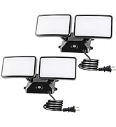 FAGUANGAO Dusk to Dawn LED Security Light,18W Plug in Flood Light Outdoor,5000k Daylight,1600lm, ...