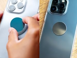 Apply Metal Disk to Back of Phone or Phone Case