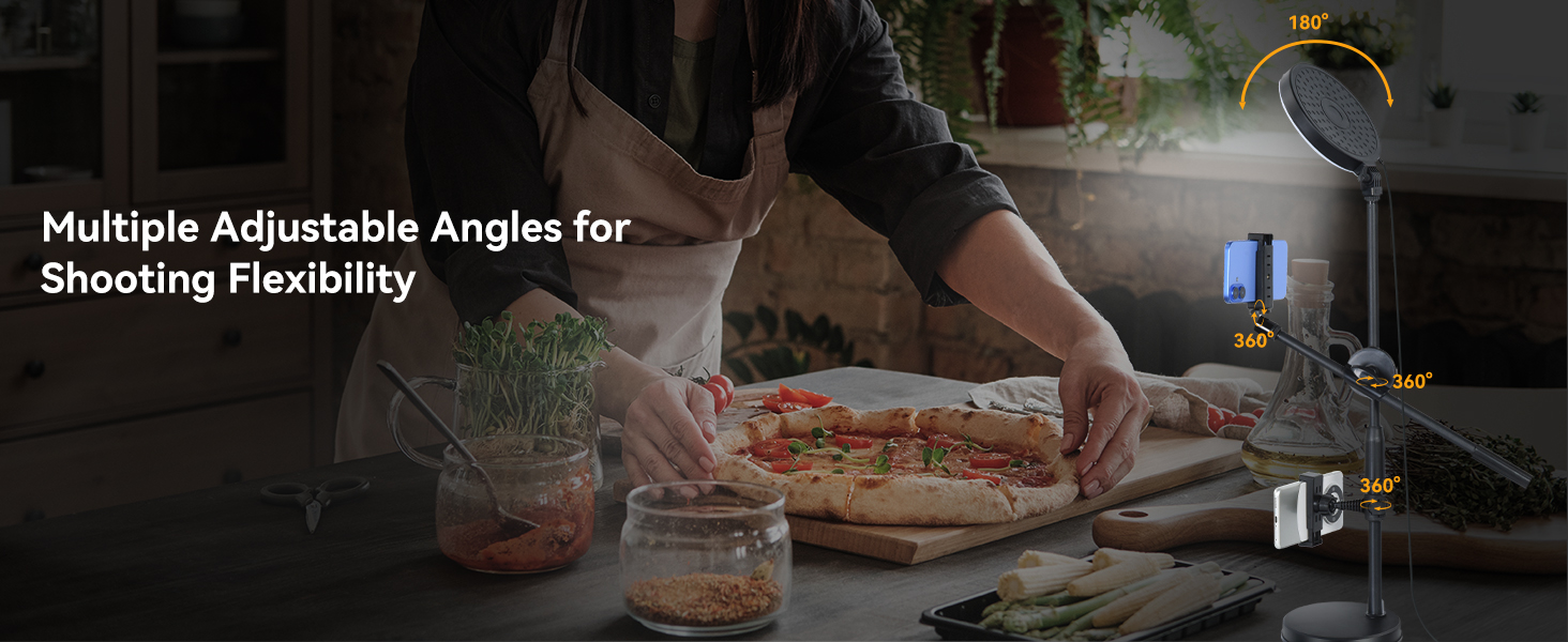 Multiple Adjustable Angles for Shooting Flexibility