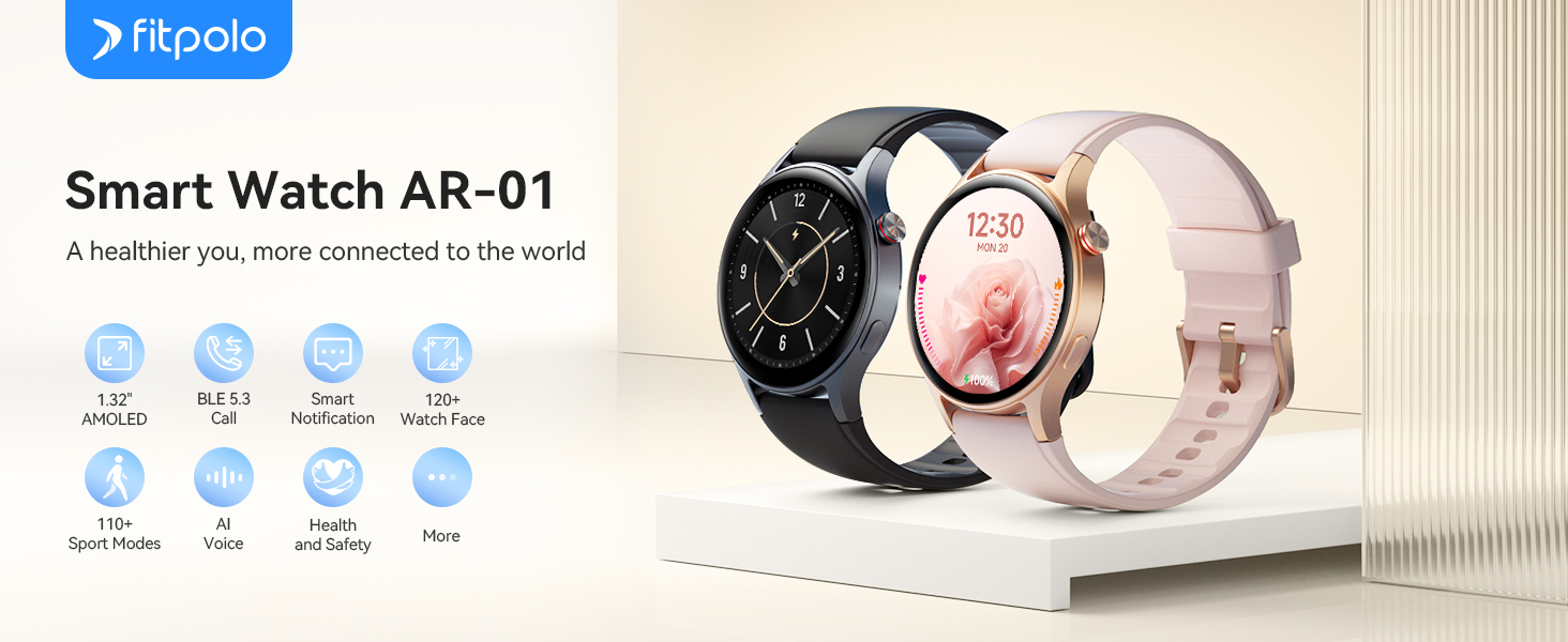 fitpolo smart watches for women