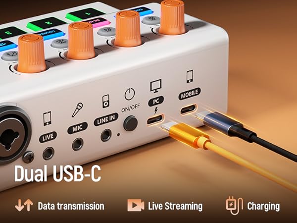 audio interface for recording