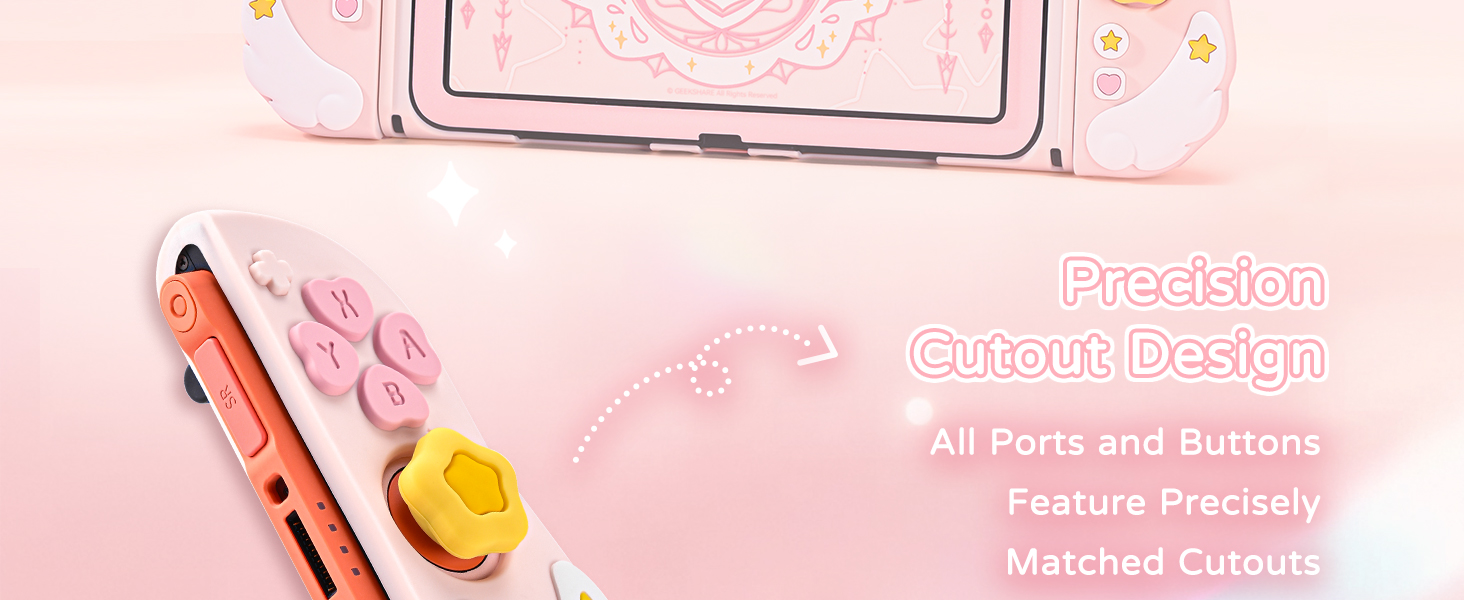 Pink-tinted product advertisement layout with cosmetic or beauty items arranged on pastel background. Multiple product shots showing packaging details.