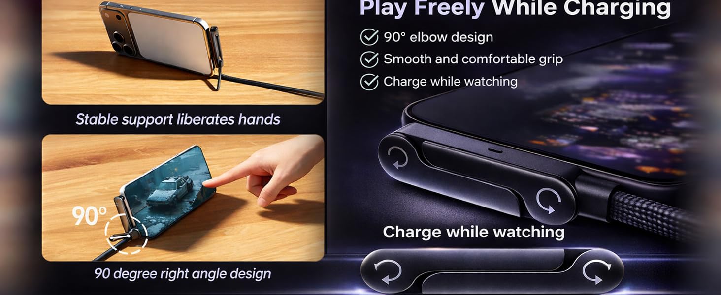 Play Freely While Charging