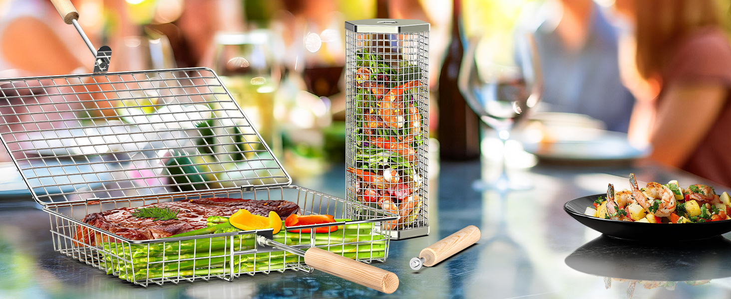 Grill Basket Set