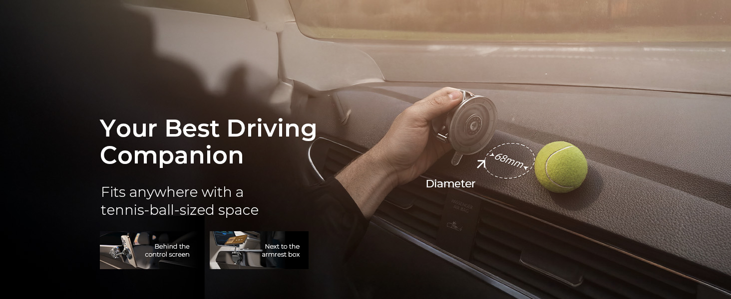 LISEN Qi2.2 25W Magsafe Car Mount Charger