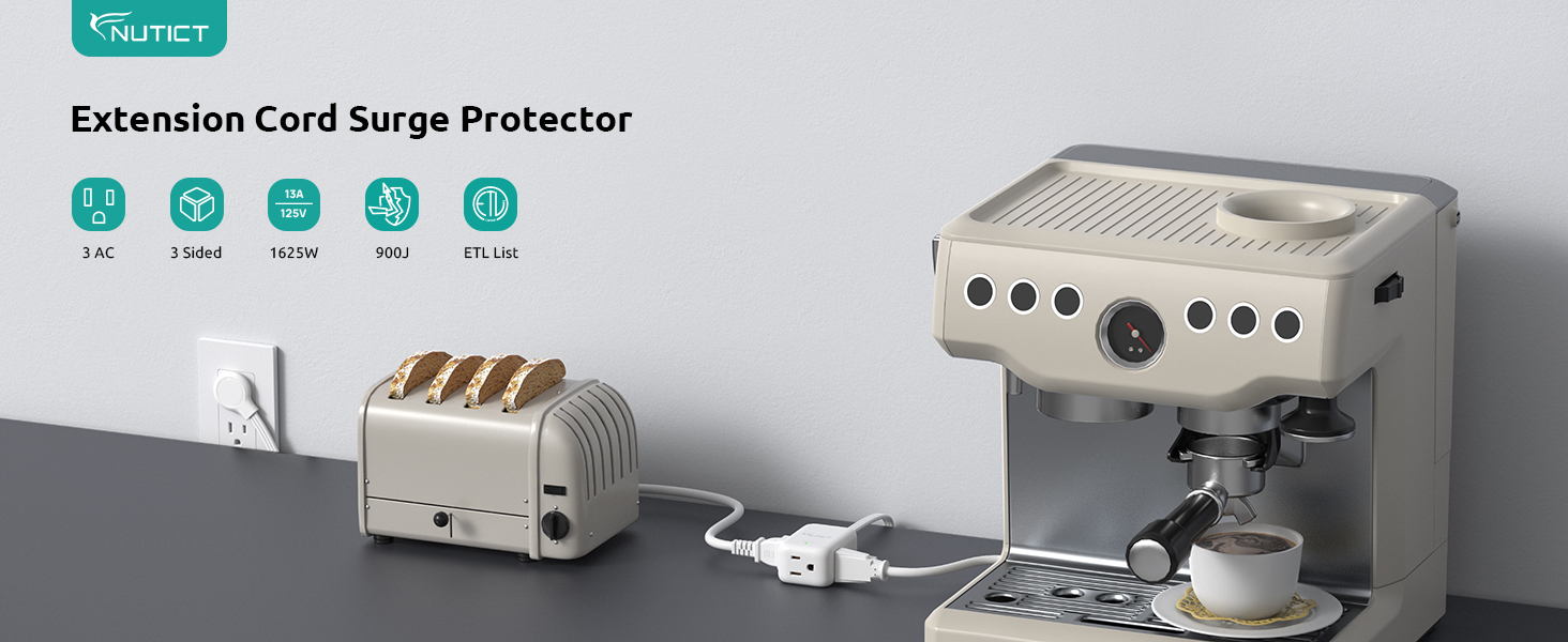 ETL Listed Short Extension Cord