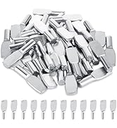 QTLCOHD 300 Pcs 1/4 Inch Shelf Pins, Spoon Shape Cabinet Shelf Pegs, Nickel Plated Metal Shelf Su...