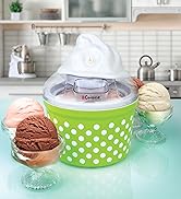 Euro Cuisine Ice Cream, Sorbet &amp; Frozen Yogurt Maker - Homemade Gelato &amp; Soft Serve Ice Cream Mak...