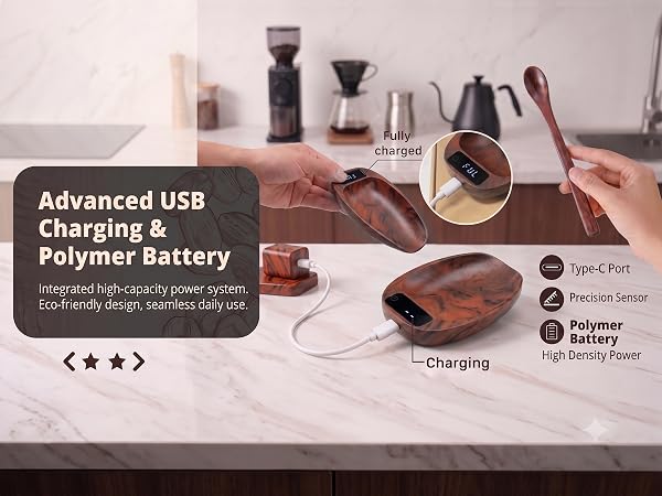 rechargeable coffee scale