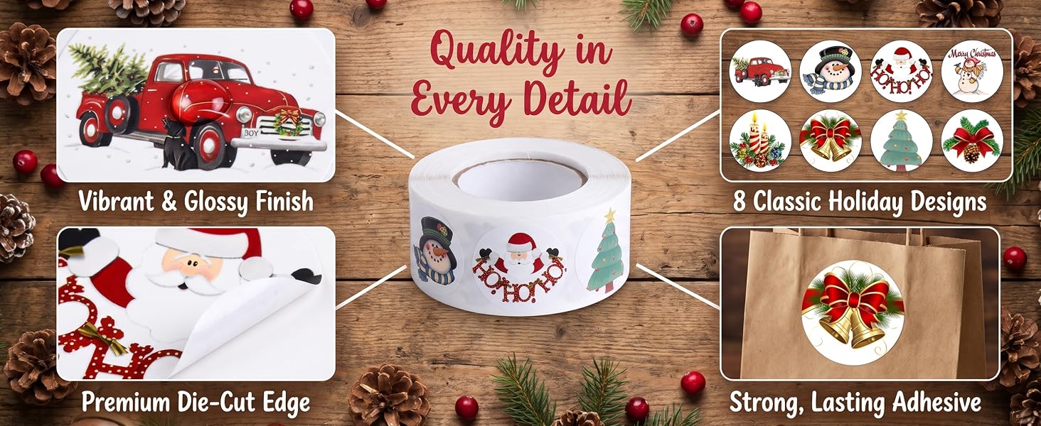 Christmas Stickers Merry Christmas Stickers