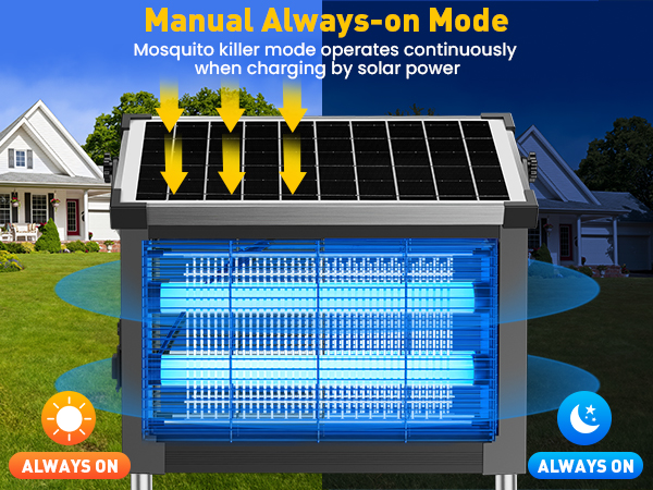 solar powered bug zapper