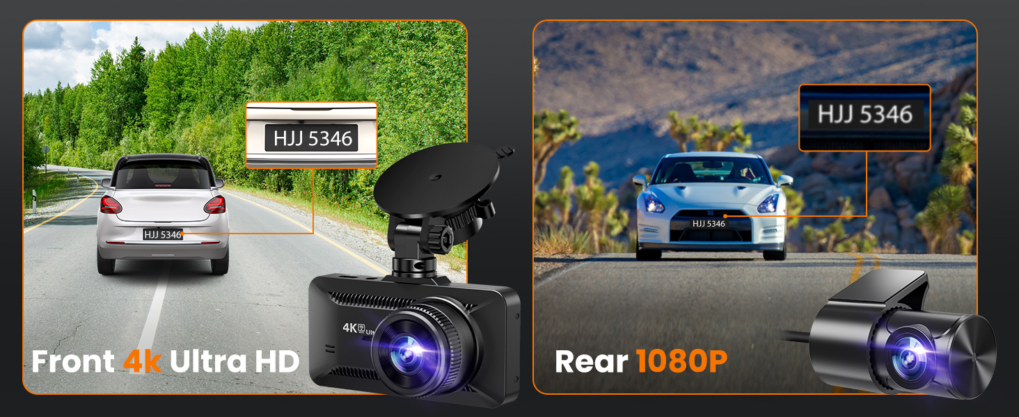 4K dash cam