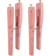 FootFitter Cedar Boot Tree Shaft Shaper, Reduce Creases &amp; Maintain Shape, Unisex Wooden Boot Inse...