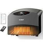 GiveBest Smart Wall Heater with WiFi and Remote Control, 1500W, Floor or Wall Mounted, 3 Heating ...