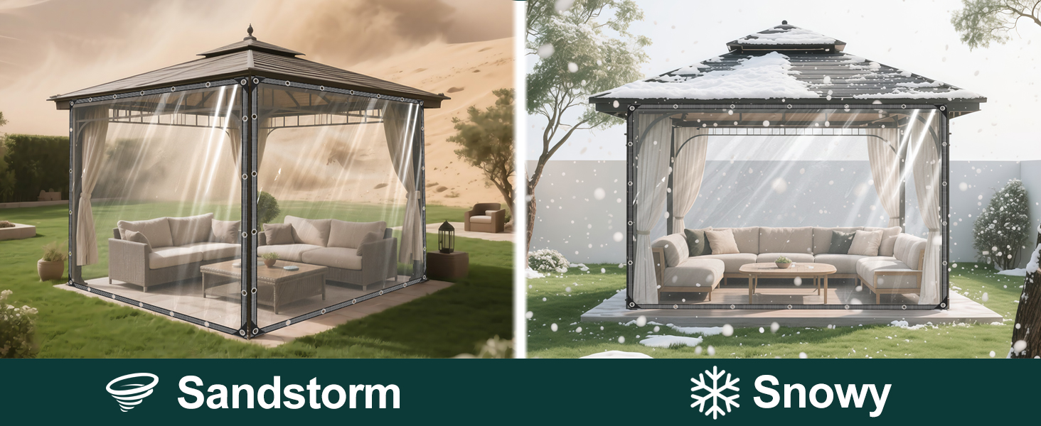 10x10 clear tarp heavy duty waterproof