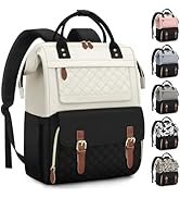 Pritent Laptop Backpack for Women, Large Capacity Work Business Backpack, 15.6inch Carry On Backp...