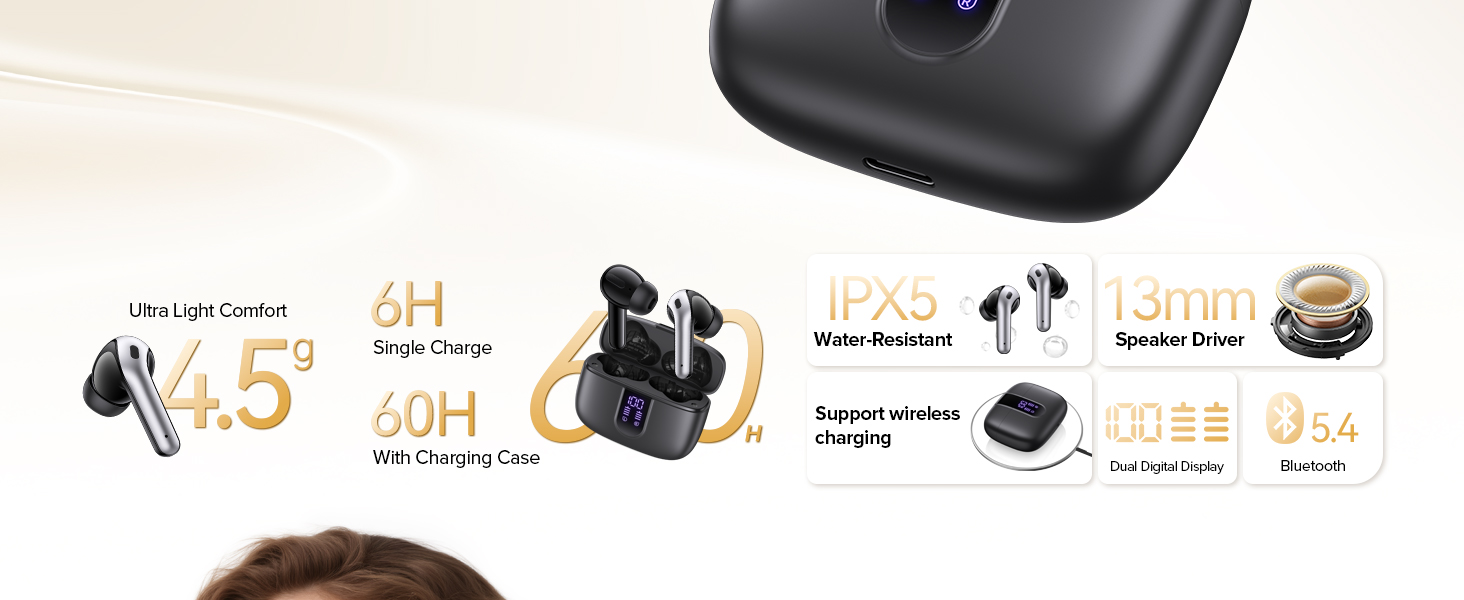wireless earbuds