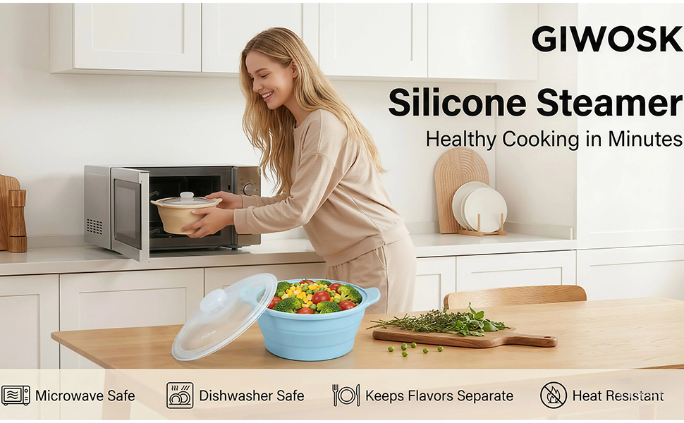 silicone microwave steamer