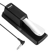Musiin Universal Keyboard Piano Sustain Pedal for Digital Piano, Electronic Keyboard, Midi Keyboa...